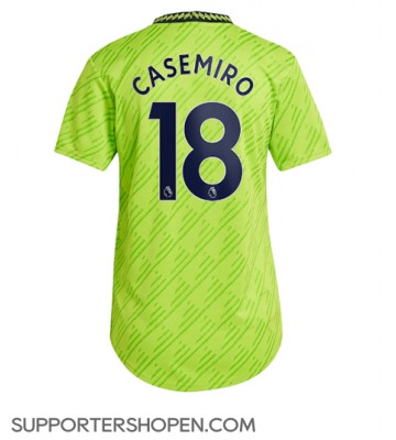 Manchester United Casemiro #18 Tredje Matchtröja Dam 2022-23 Kortärmad